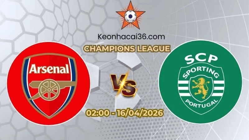 Soi kèo nhà cái Arsenal vs Sporting CP 02h00 Ngày 16/04/2026