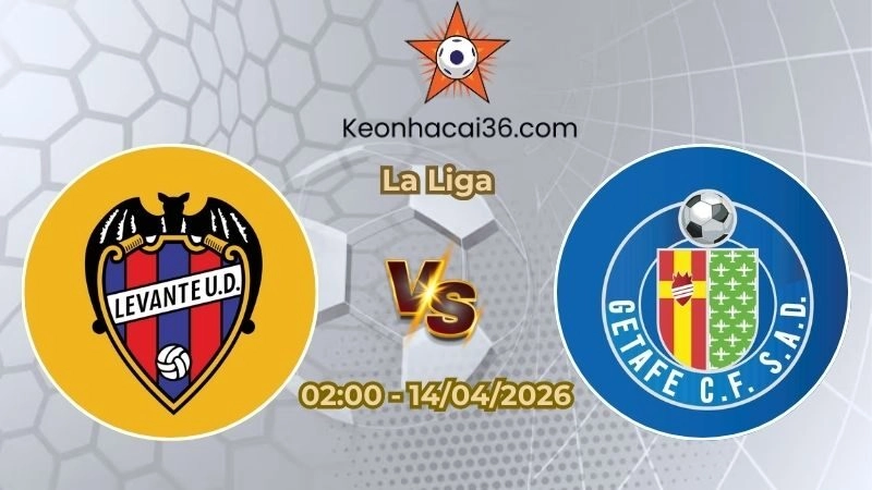 Soi kèo Nhà cái Levante vs Getafe 02h00 Ngày 14/04/2026